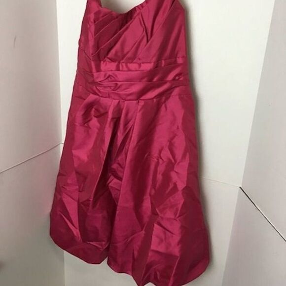 David's Bridal Pink Halter Dress NWT - 14 - Picture 6 of 8